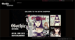 Desktop Screenshot of gothic-shopper.de